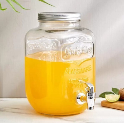 RP Traders 4L Glass Juice Dispenser Bottom Loading Water Dispenser