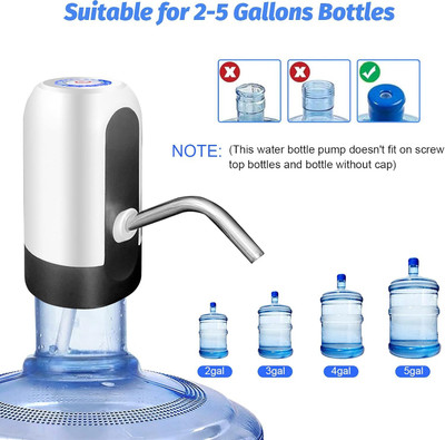 5SUPREME Automatic Water Dispenser Pump with Rechargeable Battery V12 Bottled Water Dispenser