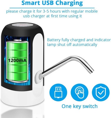 5teknova Automatic Water Dispenser Pump with Rechargeable Battery V4 Bottled Water Dispenser