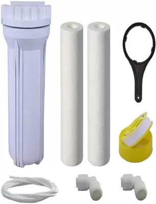 AQUA SRI RO SERVICE KIT+(2SPUN ELBOW)_J40 Solid Filter Cartridge(00.5, Pack of 8)