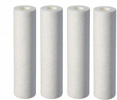 PeoME PP Spun Filter 10 Inch for RO Purifiers Cartridge - 4 Pcs Wound Filter Cartridge(0.5, Pack of 4)