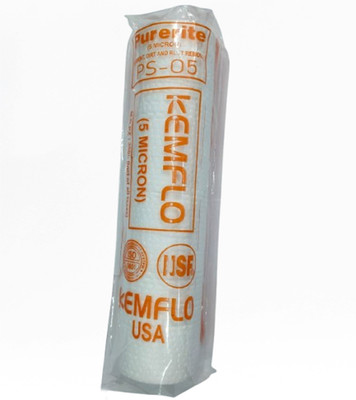 ZENWATER KEMFLO SPUN FILTER 10 INCH_N05 Solid Filter Cartridge(5, Pack of 1)