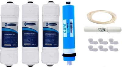 Aquagrand 1 Year RO service Kit with Carbon and Sediment Filter set having CSM Membrane Solid Filter Cartridge(0.5, Pack of 12)