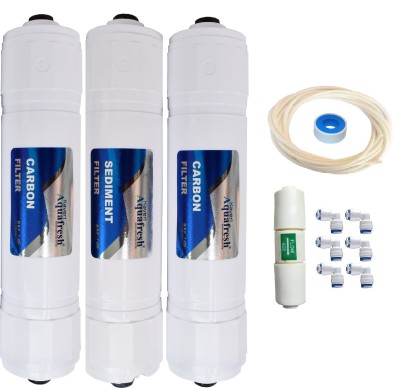 Earth Ro System Earthrosystem 1 Year RO service Kit with Inline set mod2 Solid Filter Cartridge(0.001, Pack of 7)