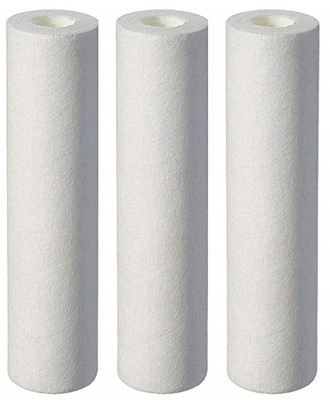 PeoME RO UV Water Purifiers PP Spun Filter Cartridge 5 Micron 10 inches kenflow- ( Pack of 3 ) Wound Filter Cartridge(0.5, Pack of 3)