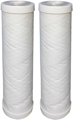 OPZET INDIA by OPZET INDIA RO PP Spun Filter Sediment Pre Filter 10 POWP PP Candle Thread W/CAP Prefilter Solid Filter Cartridge(0.5, Pack of 2)