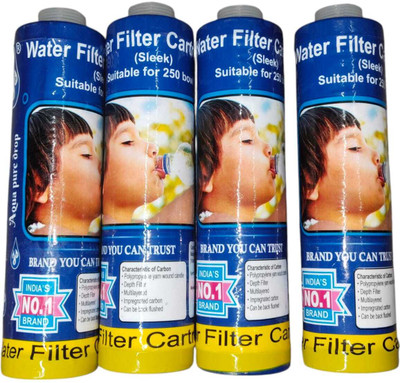 Tuklush by Tuklush Aqua_filter-4p Solid Filter Cartridge(0.5, Pack of 4)