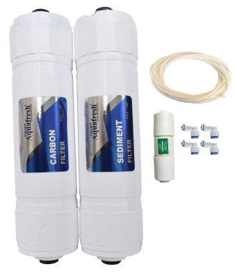 Shopping Store 1 Year RO service Kit with Inline set earth filter Solid Filter Cartridge(0.001, Pack of 6)