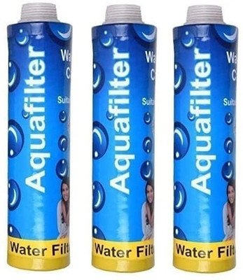PeoME Aqua Filter Candle Suitable for All RO Water Purifier Filter 9 inch Media Filter Cartridge(0.5, Pack of 3)