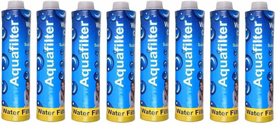 GE FILTRATION AquaFilter Candle suitable for all water purifier+Sediment Ro 9 inch Solid Filter Cartridge(0.005, Pack of 8)