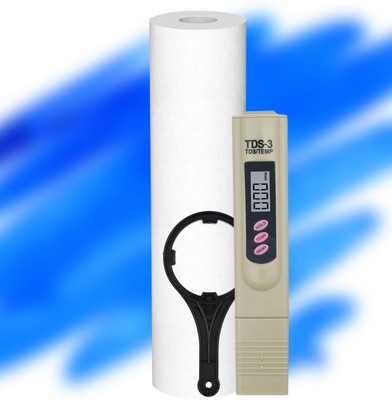 OceansDrop Pack Of 1 PP Spun pre filter Sediment Candle With TDS Meter & Spanner. Solid Filter Cartridge(0.05, Pack of 3)