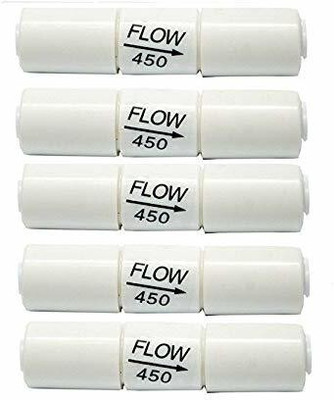 MG WATER SOLUTION RO Flow Restrictor 450 flow-(FR-450) Solid Filter Cartridge(0.5, Pack of 5)