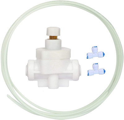 Morning Star Technology RO TDS Controller Kit Screw Switch Valve 2 Pcs T Connectors 2 Mtrs 1/4 Inch Pipe Hose Pipe(2 m)
