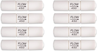 SHYAMA Flow Restrictor(FR-450) With Quick Fitting Connector For All RO Water Purifier Solid Filter Cartridge(5, Pack of 8)