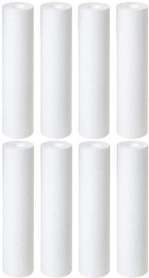 AquaFresh Aqua PP Spun Filter Candle 10inch Compatible with all domestic water purifiers Solid Filter Cartridge(5, Pack of 8)