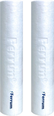 Ferrum PreFilter Sediment PP Spun Pre Filter 10 inch Pack of 2 for all Water Purifier Solid Filter Cartridge(0.5, Pack of 2)