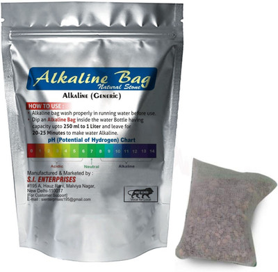 Alkaline Natural Stone Bag (Small) makes use of nutrients like Calcium, Magnesium, Sodium, Potassium while regulating the Oxygen content in the water. Solid Filter Cartridge(.9, Pack of 1)
