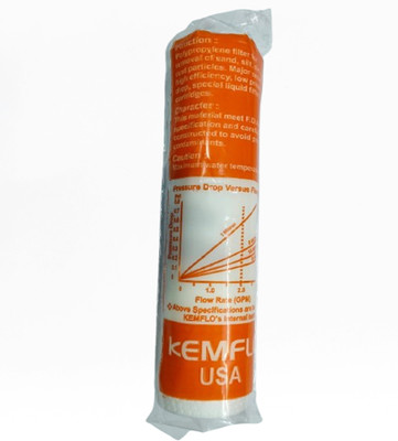 ZENWATER KEMFLO SPUN FILTER 10 INCH_N1 Solid Filter Cartridge(5, Pack of 1)