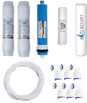 AquaDart 80 GPD Membrane & Pre Filer Maintenance Service Kit For all Water Purifiers Solid Filter Cartridge(0.5, Pack of 12)