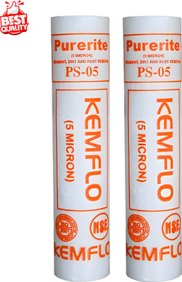 Kemflow by HindAqua KEM st 2-0.4 10 inch Solid Filter Cartridge(5, Pack of 2)