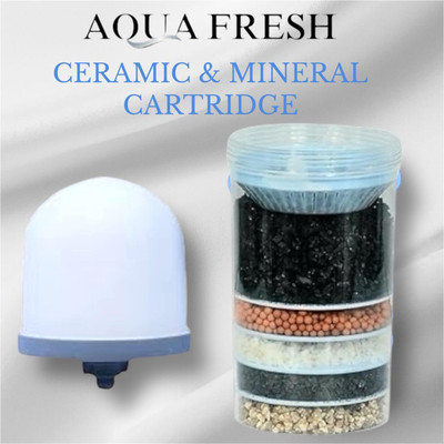 Aquafresh by AQUAFRESH Replacement CERAMIC & MINERAL CARTRIDGE FOR NON ELECTRIC GRAVITY WATER PURIFIER Solid Filter Cartridge(0.0001, Pack of 2)