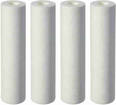 AQUA WATER Spun Filter Candle 10inch ,Outer Filter,Catridge,Compatible Ro Water filter Solid Filter Cartridge(0.5, Pack of 6)
