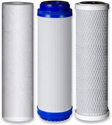 AMPHIL CTO GAC Spun filter set RO Service Kit for Ro Water Purifier & Filter Media Filter Cartridge(0.05, Pack of 3)