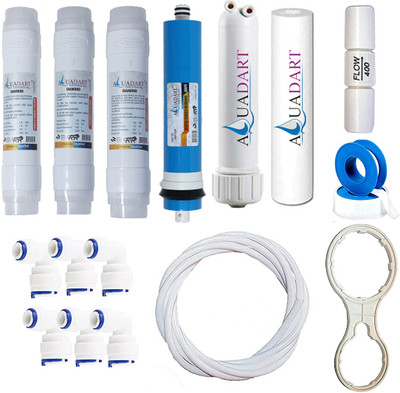 AquaDart RO Service Filter Kit Of Membrane Solid Filter Cartridge(0.5, Pack of 16)