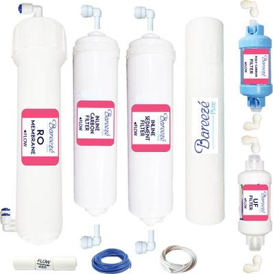 BAREEZÉ PURE RO Service Kit for Kent Pearl (KENT PEARL FILTER SET) Solid Filter Cartridge