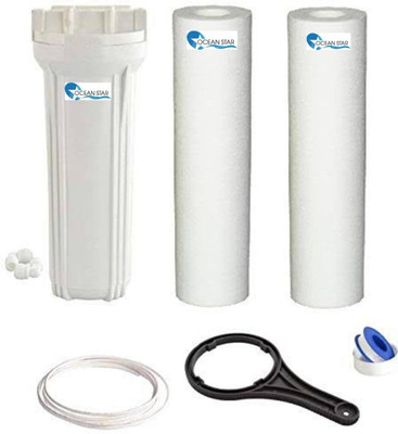 OCEAN STAR Pre Filter Bowl Set kit with 2 Spun Candles Solid Filter Cartridge(5, Pack of 1)