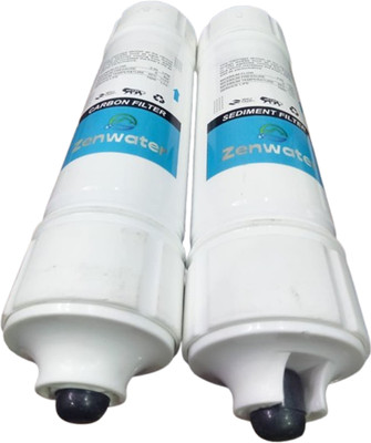 AuraWater Sediment + Carbon Filter – Compatible For All RO Water Purifiers_15 Solid Filter Cartridge(0.5, Pack of 2)