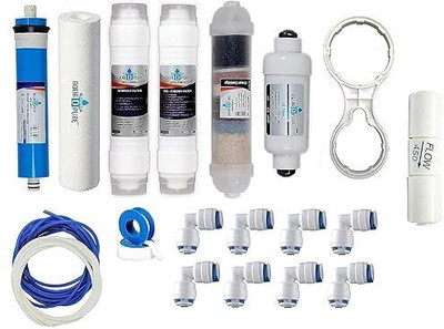 Natures by Natures 80 GPD RO Water Purifier Filter Service Kit with 2 Inline Solid Filter Cartridge(5, Pack of 1)