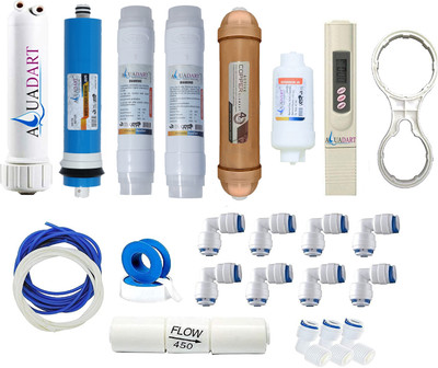 AquaDart FULL RO KIT WITH COPPER FILTER Solid Filter Cartridge(0..5, Pack of 22)