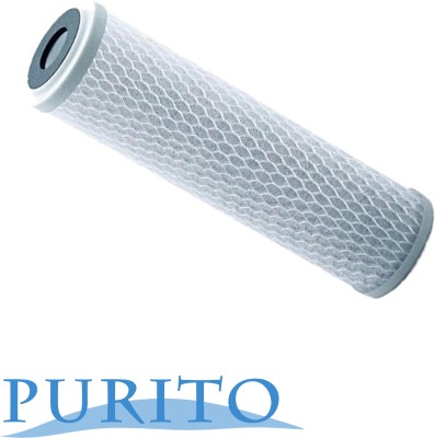 Purito Replacement CTO Filter 10 inch Solid Filter Cartridge(.5, Pack of 1)