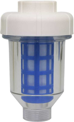 PureMyst Washing Machine Hard Water Filter with Polyphosphate Balls | ½ Inch | Anti-Scale Gravity Based Water Purifier(White)