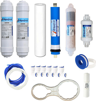 A.D. Aquafresh RO Complete 80 GPD RO Water Purifier Service Kit Solid Filter Cartridge(0.5, Pack of 17)