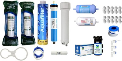 DPW Complete Ro Filter Service kit Of All Accessories with Booster Pump Solid Filter Cartridge(0.5, Pack of 26)