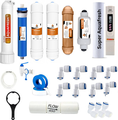 SUPER AQUAFRESH by SUPER AQUAFRESH FILIPKART RO water purifier kit Solid Filter Cartridge Media Filter Cartridge(0.5, Pack of 25)