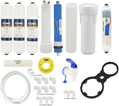 Filmax by MAXPURE RO Water Purifier Service Kit | Mineral Filter | 20L/hr Solid Filter Cartridge(5, Pack of 26)