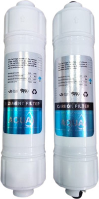 AQUA SRI AQUA Sediment & Carbon Filter Combo Cartridge for RO Water Purifiers_026 Solid Filter Cartridge(0.5, Pack of 2)