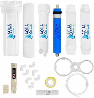 Aqua Services Complete RO Filter Kit with Inline Filters Solid Filter Cartridge(0.5, Pack of 17)