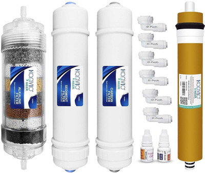 konvio neer Inline Filter Set AAA Filter, Carbon Sediment and Membrane Solid Filter Cartridge(5, Pack of 6)