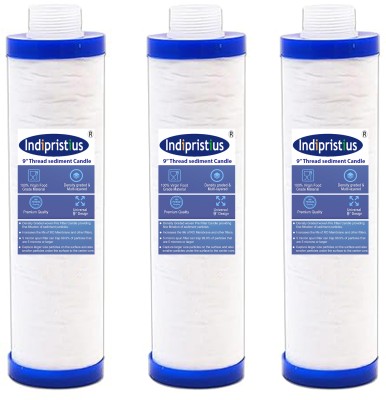 Indipristius by Indipristius 9 inch thread candle for types of RO UV water purifier 3pcs Solid Filter Cartridge(5, Pack of 3)