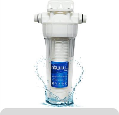 aqwell by BALSON Washing Machine Filter for Hard Water | Iron Guard for washing machine Solid Filter Cartridge(5, Pack of 1)