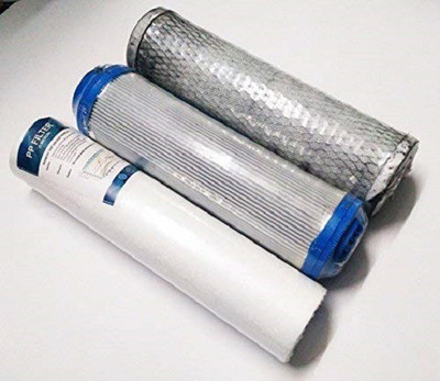 AQUA WATER 10 inch Filter Set (PP Spun + Granular Activated Carbon GAC + Carbon Block CTO) Solid Filter Cartridge(5, Pack of 1) AQUA WATER 10 inch Filter Set (PP Spun + Granular Activated Carbon GAC + Carbon Block CTO) Solid Filter Cartridge(5, Pack of 1)