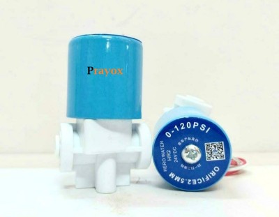 Prayox Solenoid Valve (HERO) 24V SV Suitable for all types of RO water Purifier Solid Filter Cartridge(0.5, Pack of 1)