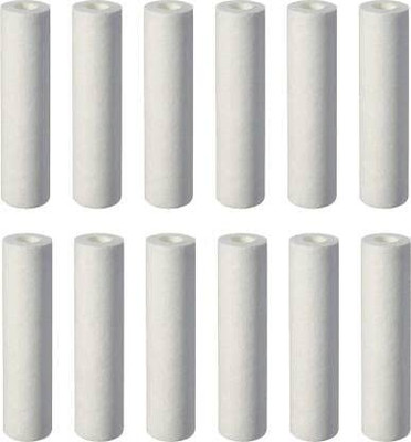 CARE N MADE Spun Filter Candle | PP Spun Filter Cartridge 10'' Solid Filter Cartridge(5, Pack of 12)