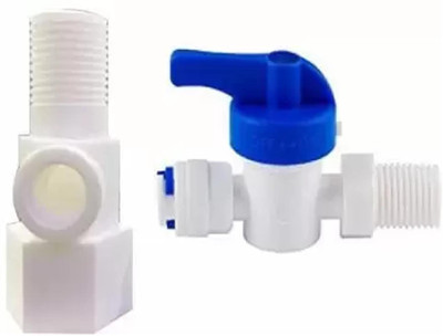 AQUA SRI Fitting Plastic inlet Valve coupler_J30 Solid Filter Cartridge(00, Pack of 2)