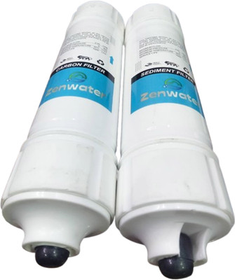 AuraWater Sediment + Carbon Filter – Compatible For All RO Water Purifiers_14 Solid Filter Cartridge(0.5, Pack of 2)
