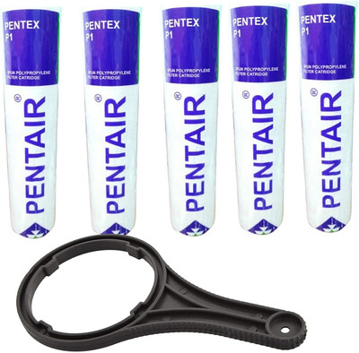 NLLYW by PENTAIR SPUN FILTER PentairWater Filter 10inch A_223 Solid Filter Cartridge(0.005, Pack of 5)